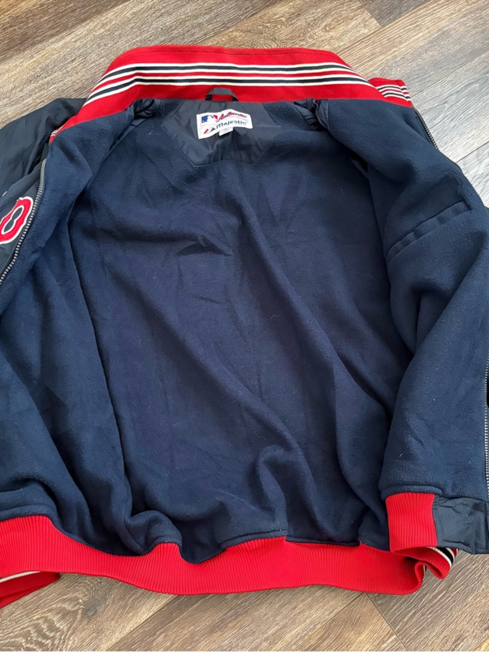 Majestic Vintage Boston Red Sox Dugout Jacket XL - Picture 16 of 16